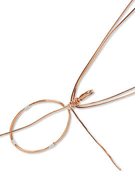 Looped and twisted wire 